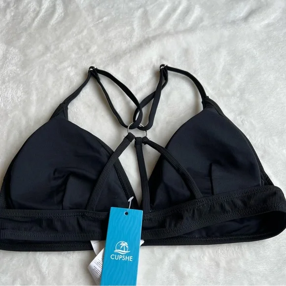 New Cupshe Black Bikini Set - Picture 5 of 6